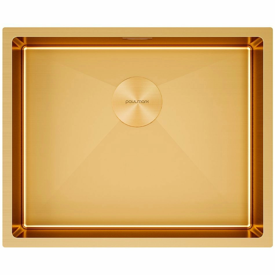 Мойка Paulmark Next 58 Uni брашированное золото, PM215844-BG