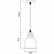 Подвесной светильник Arte Lamp Eurica, A4248SP-1BK