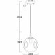 Подвесной светильник Arte Lamp Tureis, A9920SP-1PB