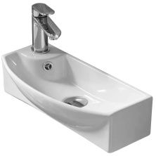 Раковина подвесная WeltWasser 45.5x22, WW AISBACH 7946 GL-WT