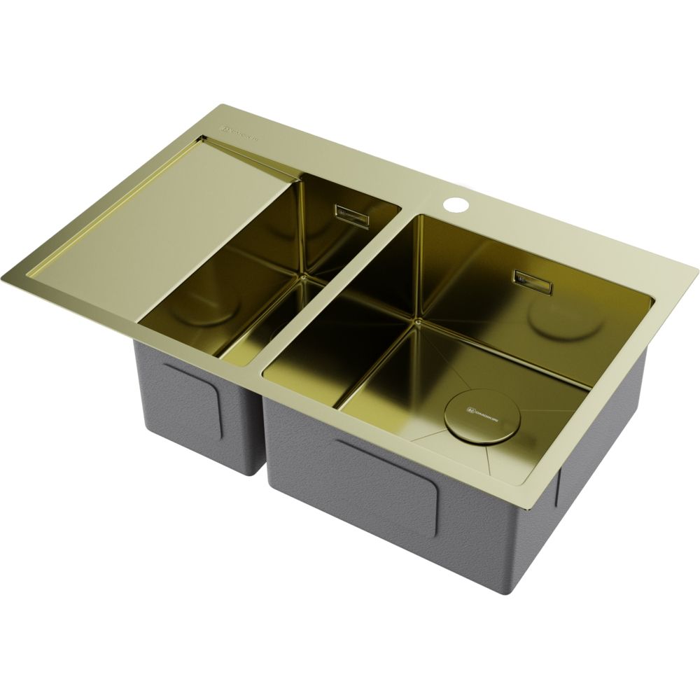 Мойка Omoikiri Akisame 78-2-LG-R, 4973088