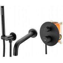 Смеситель для ванны Rea Lungo Black, REA-P6300
