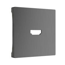 Накладка для розетки HDMI Werkel W1196004 (графит рифленый)
