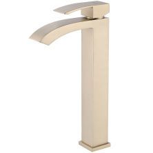 Смеситель для раковины Abber Wasserfall золото матовое, AF8611G