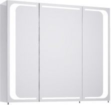 Шкаф-зеркало с подсветкой Aqwella 5 Stars Milan 80/100