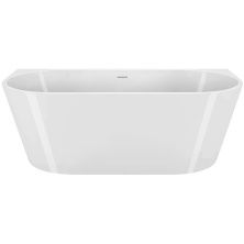 Пристенная овальная акриловая ванна Belbagno BB710