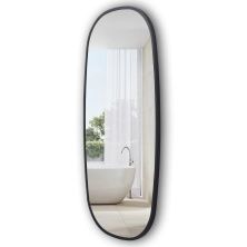 Зеркало настенное овальное в раме EMZE Color Ellipse черное