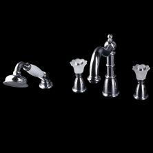 Смеситель для ванны с гарнитуром Boheme Camelia Chrome, 396