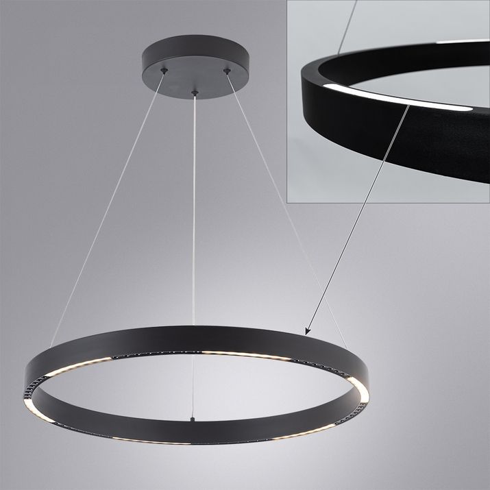 Подвесная люстра Arte Lamp Lao, A2189LM-1BK