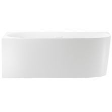 Пристенная акриловая ванна асимметричная Wellsee Belle Spa 2.0 160x75, 170x75