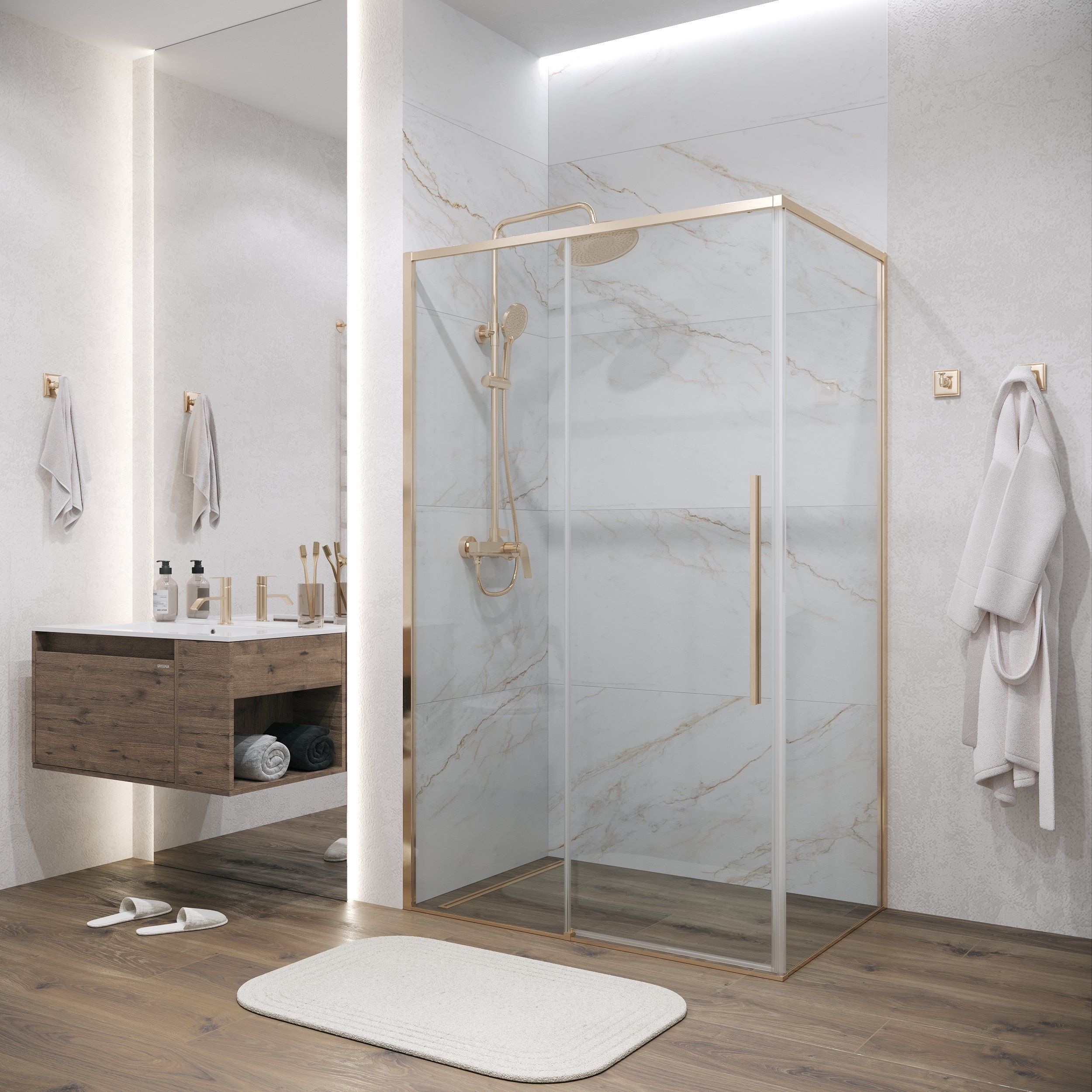 Душевой уголок Grossman Galaxy Gold