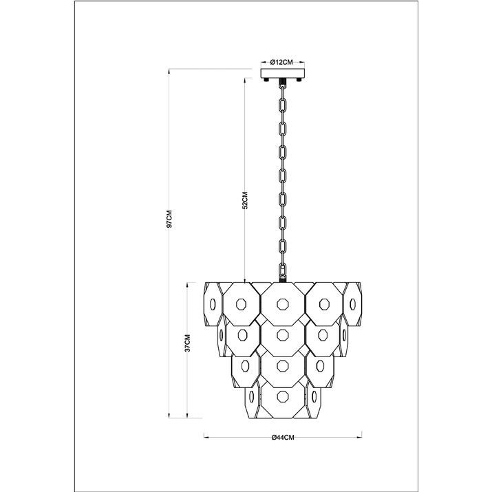 Подвесная люстра Arte Lamp Labrusco, A4069LM-7AB