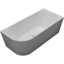 Угловая овальная акриловая ванна Belbagno BB410