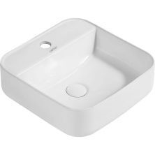 Раковина накладная Abber Rechteck 39x39 AC2215 белая