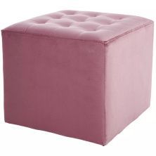 Пуф Signal Lori Velvet Bluvel 52 античный розовый, LORIV52