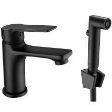 Смеситель с гигиеническим душем Esko Singapore Black, SB 27H