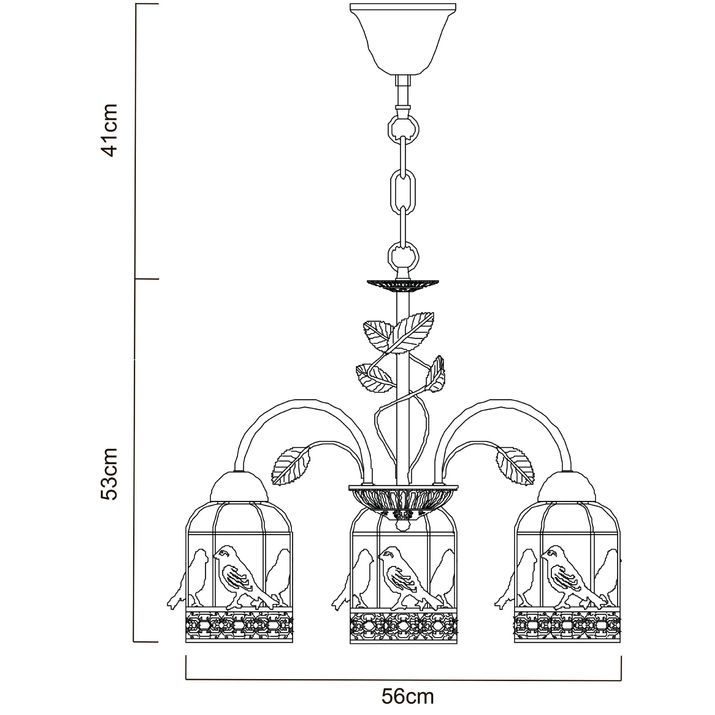 Подвесная люстра Arte Lamp Cincia, A5090LM-5WG