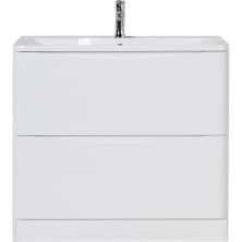 База под раковину напольная BelBagno Acqua 80/90/100 Bianco Lucido