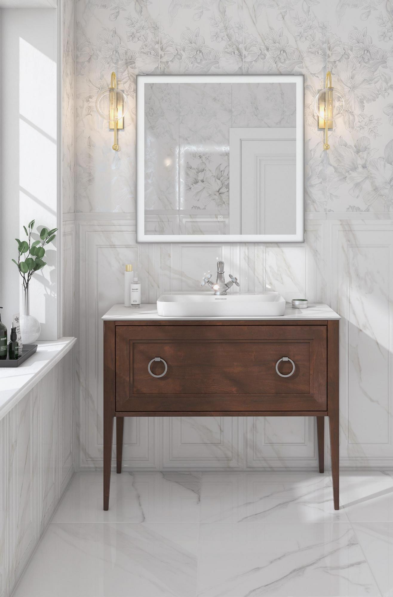Раковина встраиваемая сверху Kerama Marazzi Plaza 55x40, PLR.wbi.55.1