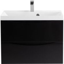 База под раковину подвесная BelBagno Marino 60/70/80/90/100/110/120 Nero Lucido