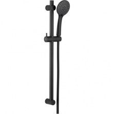 Душевой гарнитур со штангой Armatura Moza Black, 841-365-81