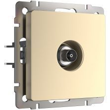 ТВ розетка оконечная Werkel W1183011 (шампань)