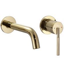 Смеситель для умывальника Rea Argon Gold, REA-B7809