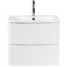 База под раковину подвесная BelBagno Acqua 60/70/80/90/100/120 Bianco Lucido