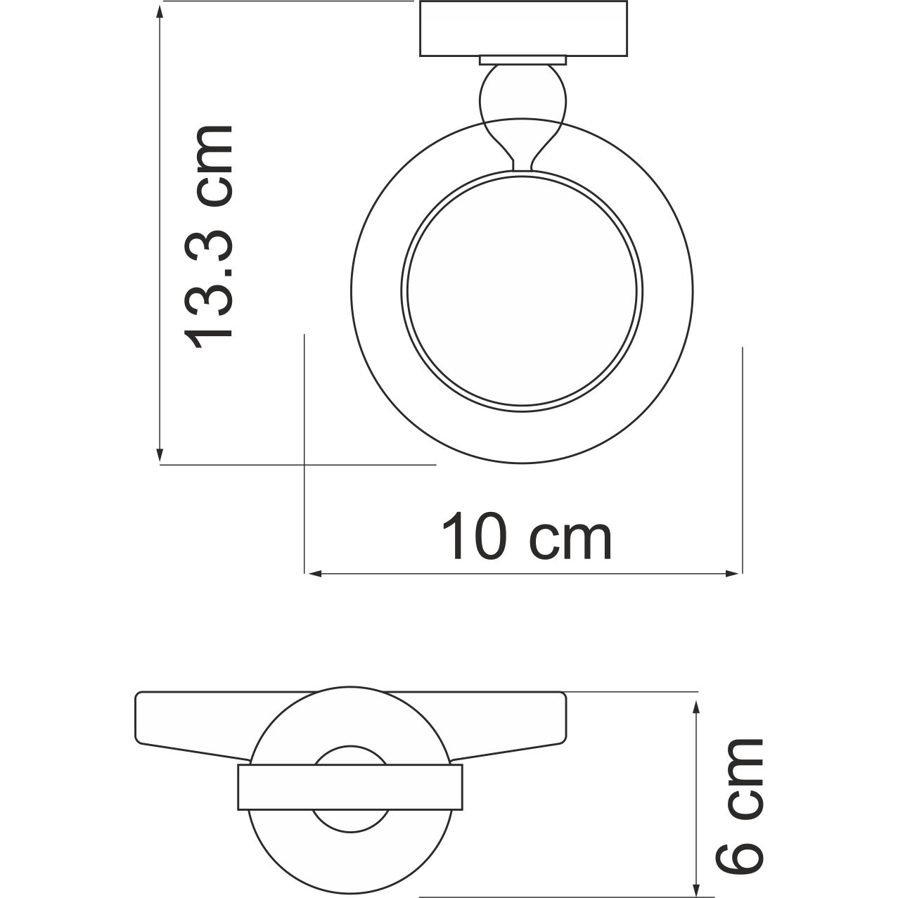Мыльница WasserKRAFT Regen, K-6929