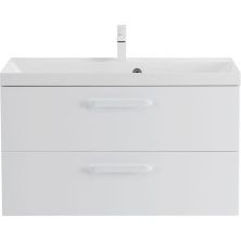 База под раковину подвесная BelBagno Aurora 80/90 Bianco Lucido