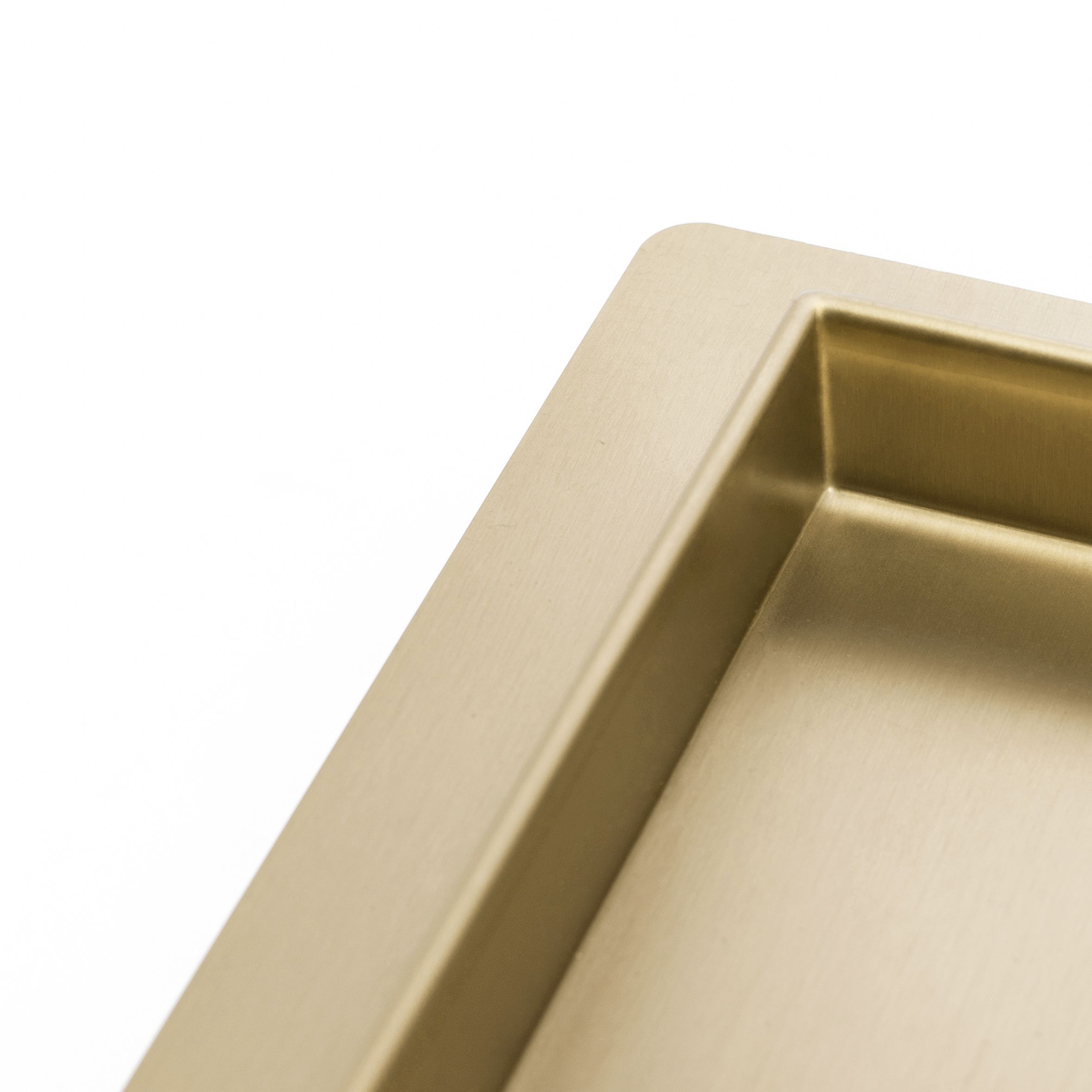 Трап душевой Rea Pure Neo Pro Mirror L.Gold