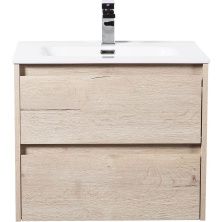 База под раковину подвесная BelBagno Kraft 60/70/80/90/100 Rovere Galifax Bianco