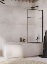Шторка для ванны Radaway Idea Black PNJ Factory