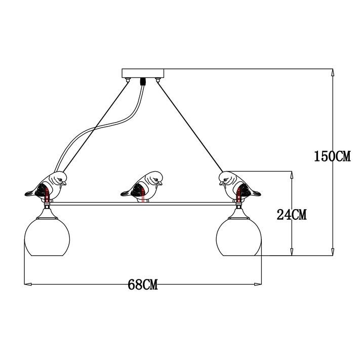 Подвесная люстра Arte Lamp Gemelli, A2150SP-5WG
