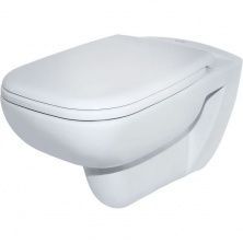 Унитаз подвесной безободковый с сиденьем Duravit D-Code, 45700900A1