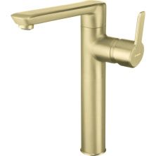 Смеситель для раковины высокий Deante Arnika Gold Br, BQA_R20K