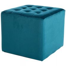 Пуф Signal Lori Velvet Bluvel 85 бирюзовый, LORIV85