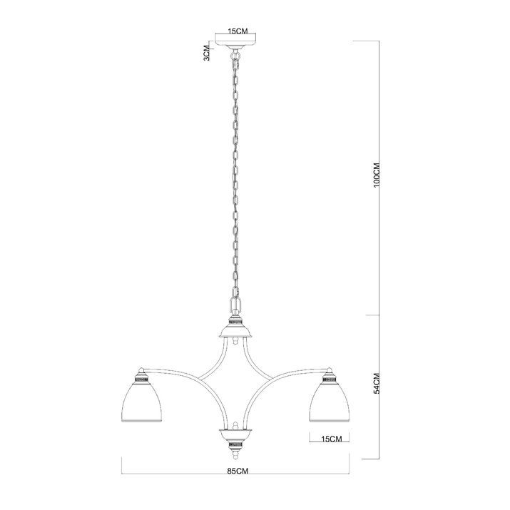 Подвесная люстра Arte Lamp Bonito, A9518LM-8BA