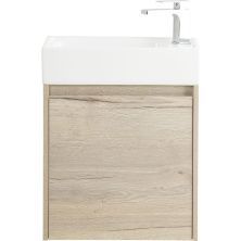 База под раковину подвесная BelBagno Kraft Mini 50 Rovere Galifax Bianco