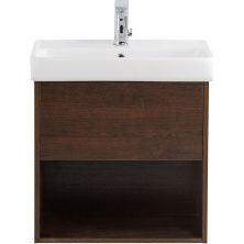 База под раковину подвесная 1 ящик BelBagno Neon 50/60 Rovere Scuro