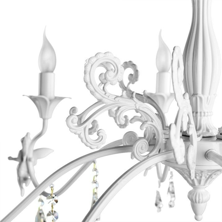 Подвесная люстра Arte Lamp Angelina, A5349LM-8WH