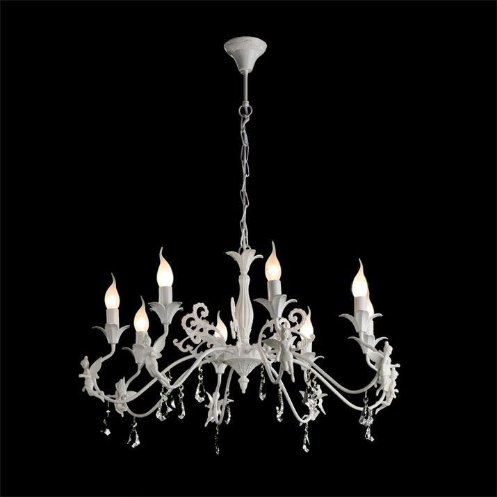 Подвесная люстра Arte Lamp Angelina, A5349LM-8WH