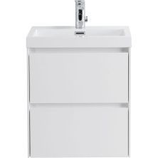 База под раковину подвесная BelBagno Pietra 5 Bianco Lucido, MINI-500-2C-SO-BL