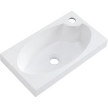 Раковина из искусственного мрамора BelBagno 46x26, BB-460-PM-LVB