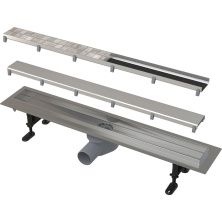 Водоотводящий желоб с двойной решеткой Alcaplast APZ13 DOUBLE