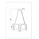 Подвесная люстра Arte Lamp Grato, A4079LM-6CC