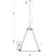 Подвесная люстра Arte Lamp Dalim, A7014SP-8BK