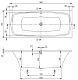 Ванна квариловая Villeroy & Boch My Art 180x80, UBQ180MYA2V-01