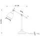 Офисная настольная лампа Arte Lamp Braccio, A2054LT-1BK